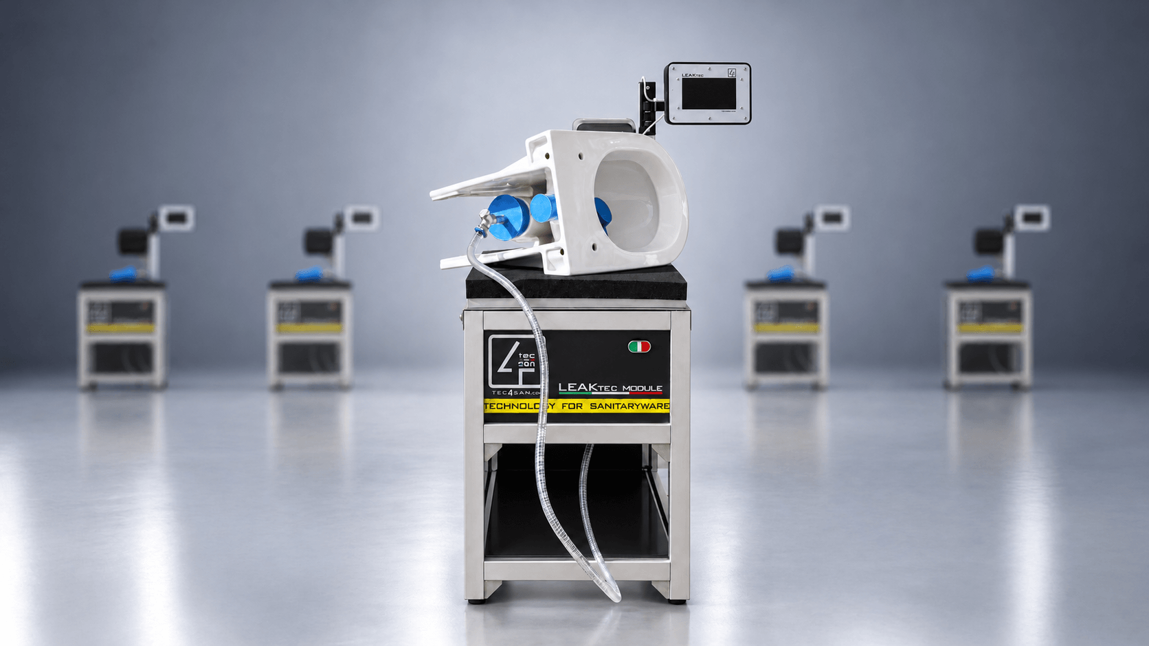 LEAKtec test machine